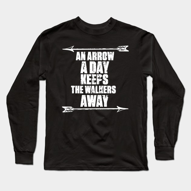 An Arrow A Day Long Sleeve T-Shirt by geeklyshirts